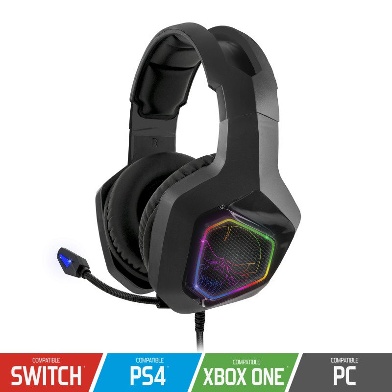 Casque-micro filaire ELITE-H50 Black Edition Spirit of Gamer - RGB