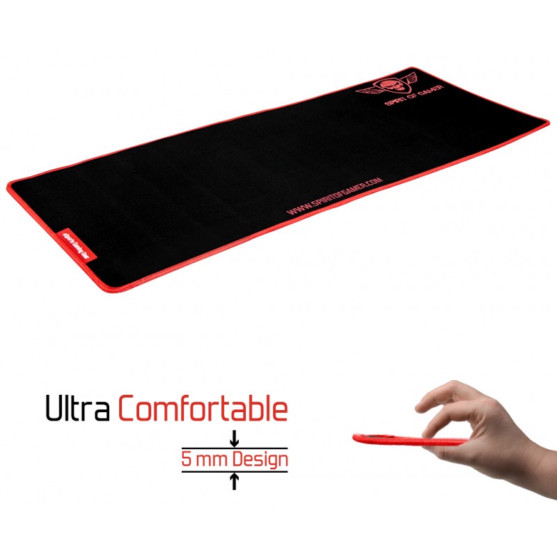 TAPIS SOURIS SPIRIT OF GAMER REF SOG-PAD01XXR - ROUGE XXL Gaming