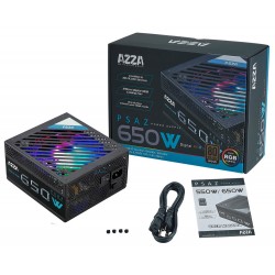 Alimentation ATX 650W ARGB 80PLUS Bronze - AZZA