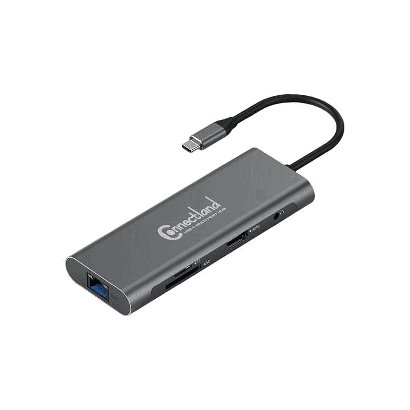 HUB 9-EN-1 USB-C AVEC CHARGEUR SANS FIL : ascendeo grossiste Chargeurs