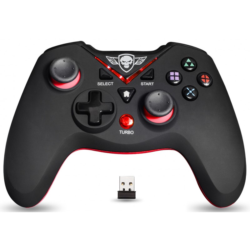 Manette GENERIQUE Manette avec fil pour mac et pc usb gamer jeux video  joystick precision universel (noir)