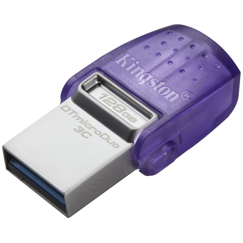 Clé USB 3.2 Gen 1 Type-A / Type-C microDuo 3C - 128 Go - Kingston