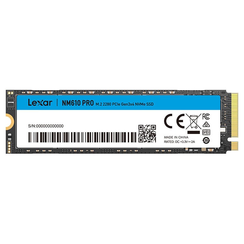 SSD M.2 NVMe 1 To NM610 Pro - Type 2280 - Lexar