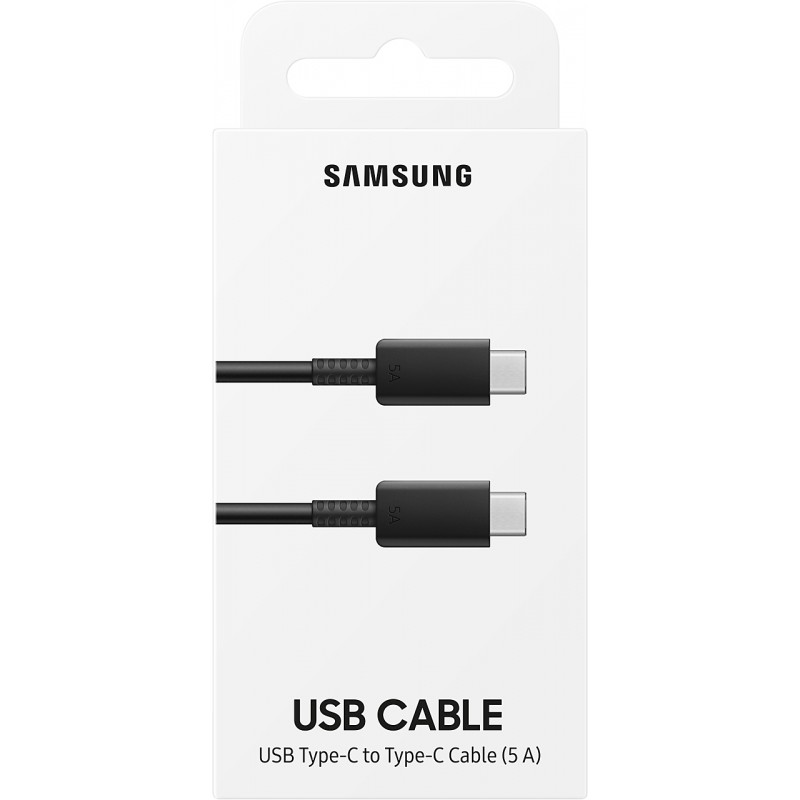 Câble USB-C vers USB-C 5A 1m Noir - Samsung